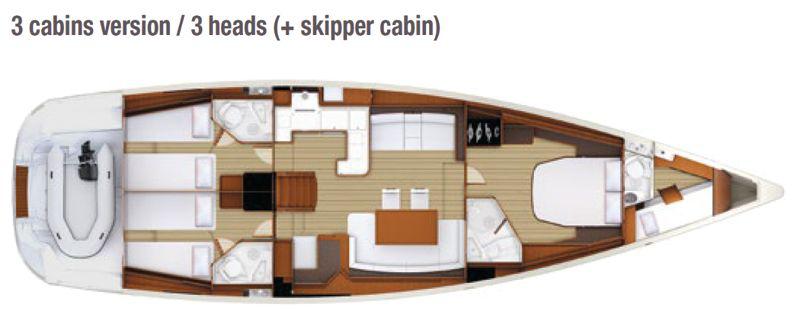 Jeanneau 58 - Photo 6 Jeanneau 