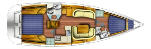 Sun Odyssey 42 DS - Photo 17 Jeanneau 