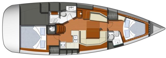 Sun Odyssey 42i - Photo 14 Jeanneau 