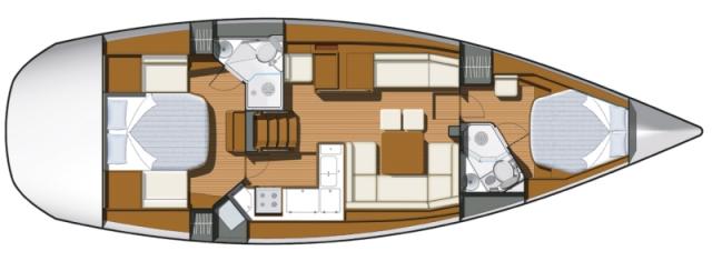 Sun Odyssey 45 DS - Photo 16 Jeanneau 